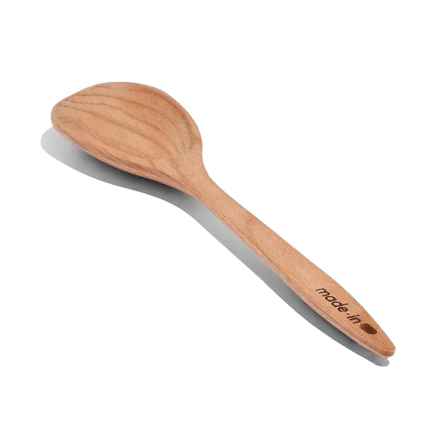 made-in-wooden-spoon-handcrafted-beechwood-stirring-spoon-12-75-non-stick-safe-c image 1