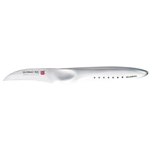 global-sai-s04-2-5-inch-peeler-knife-cordova-18-hammered-stainless-steel image 1