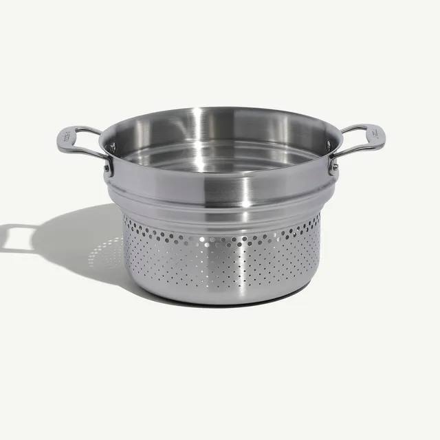 made-in-pasta-insert-stainless-steel-strainer-insert-for-made-in-stock-pots image 1
