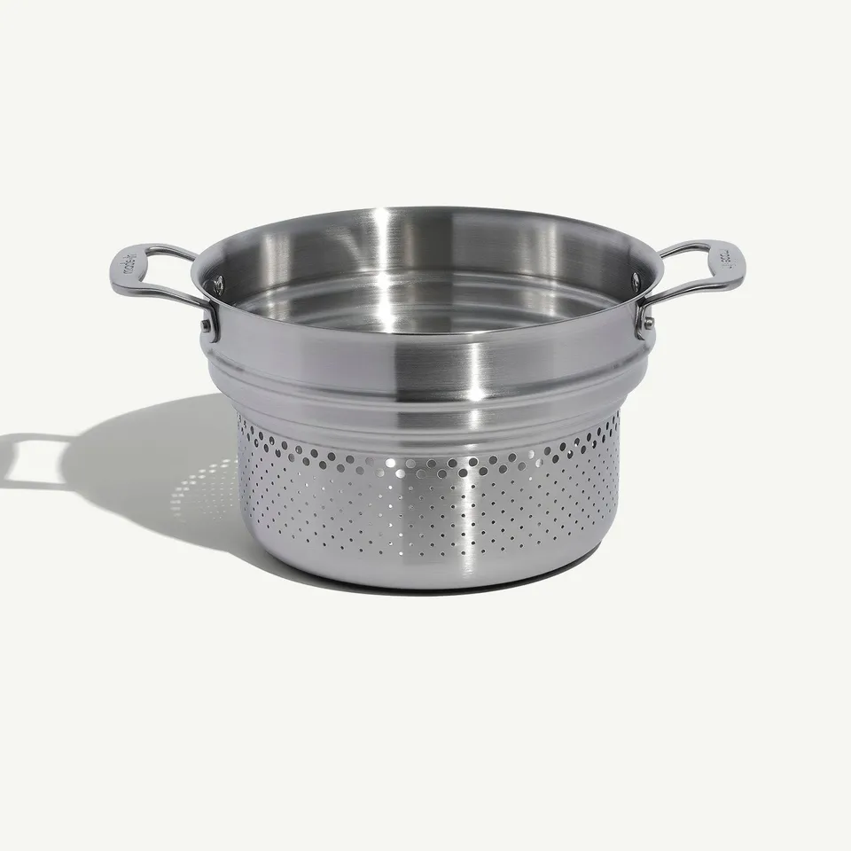 made-in-pasta-insert-stainless-steel-strainer-insert-for-made-in-stock-pots image 1
