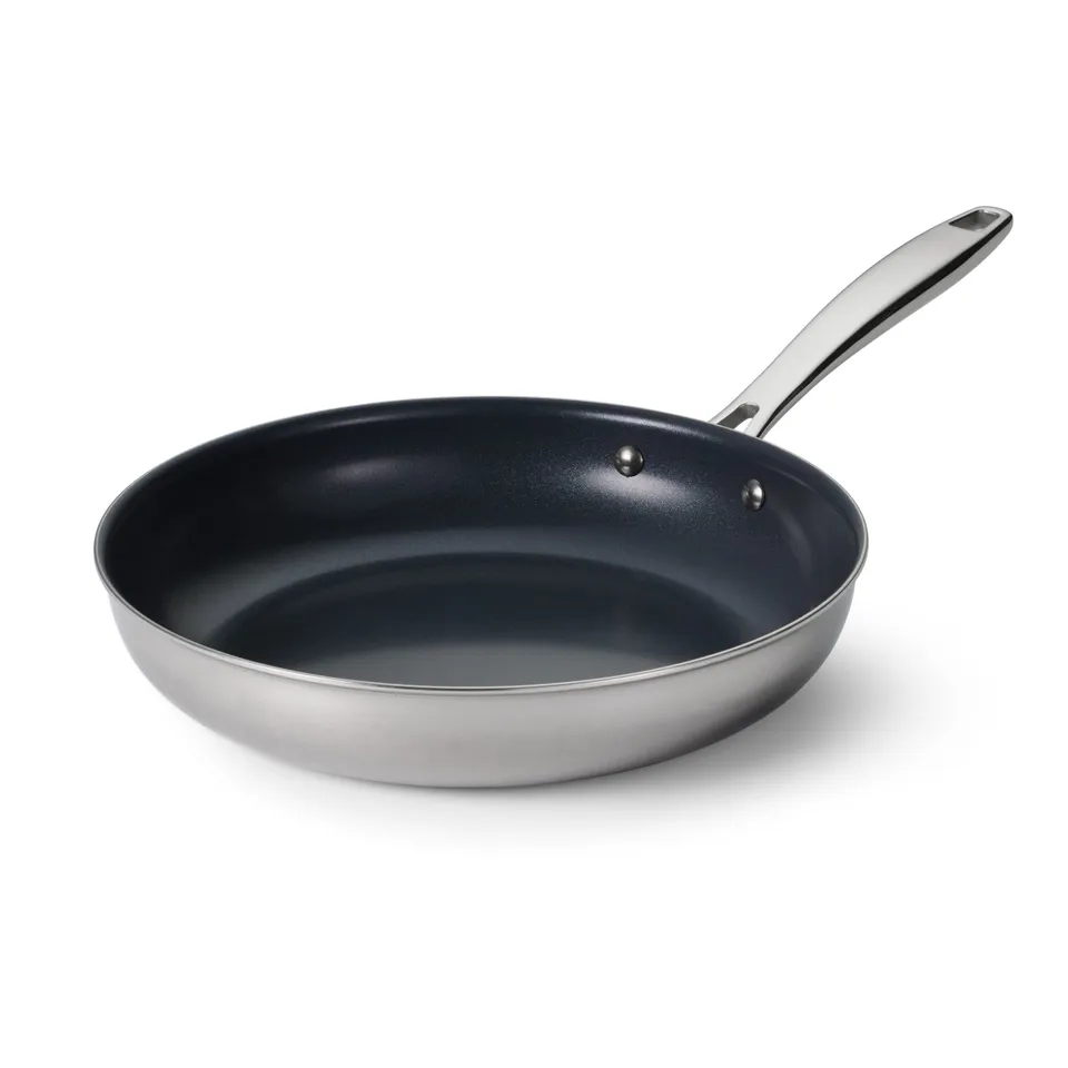 tramontina-tri-ply-clad-stainless-steel-ceramic-nonstick-fry-pan image 1