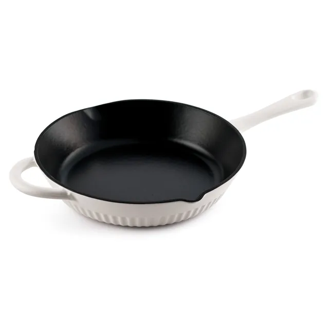 tramontina-mesa-10-inch-enameled-cast-iron-skillet-with-dual-pour-spouts-no-seas image 1