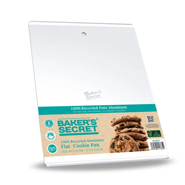 baker-s-secret-commercial-grade-extra-thick-natural-pure-aluminum-cookie-sheet image 1