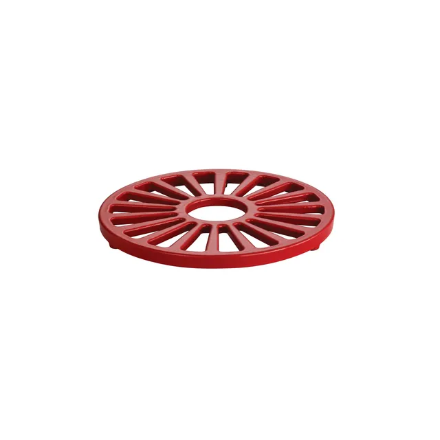 tramontina-bestow-7-inch-enameled-cast-iron-round-trivet-gradated-red image 1