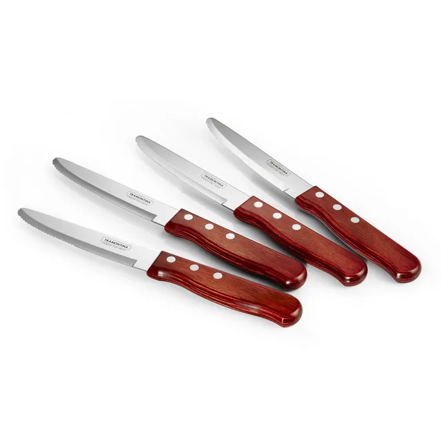 tramontina-porterhouse-4-piece-steak-knife-set-with-rounded-serrated-blades image 1