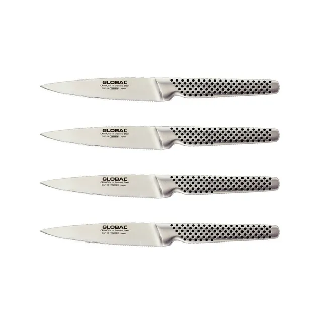 global-gsf-4023-4-piece-steak-knife-set-lightweight-japanese-stainless-steel-tab image 1
