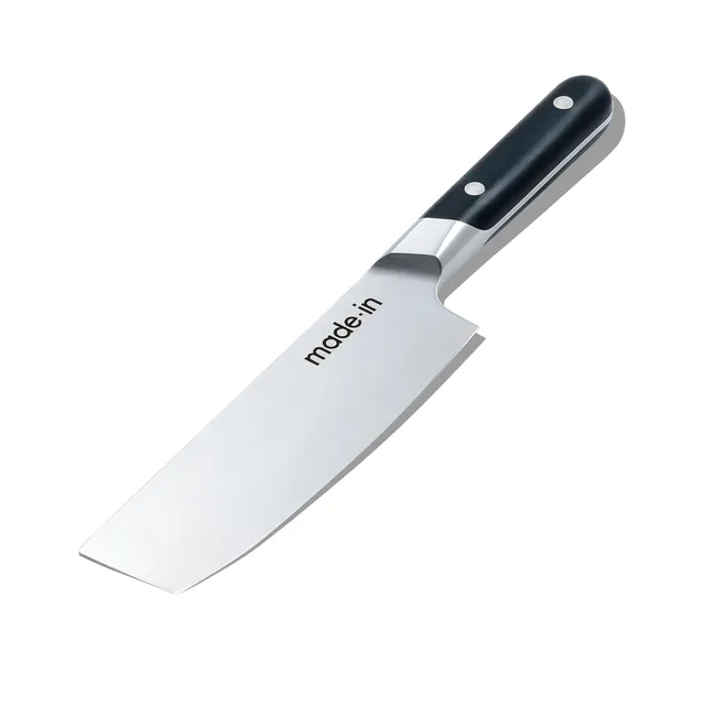 made-in-6-nakiri-knife-french-forged-x50crmov15-stainless-steel-full-tang-truffl image 1