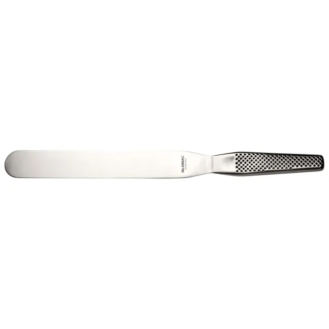 global-gs-21-10-10-inch-straight-spatula-cromova-18-stainless-steel-sand-balance image 1