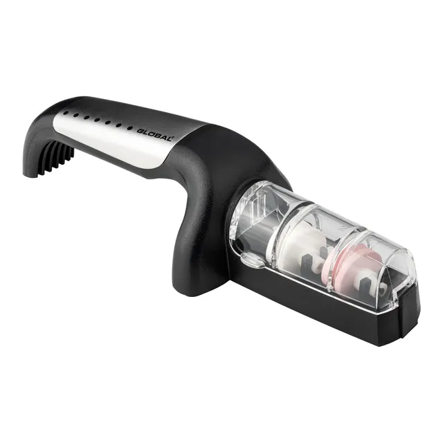 global-stage-2-ceramic-two-stage-knife-sharpener-black image 1