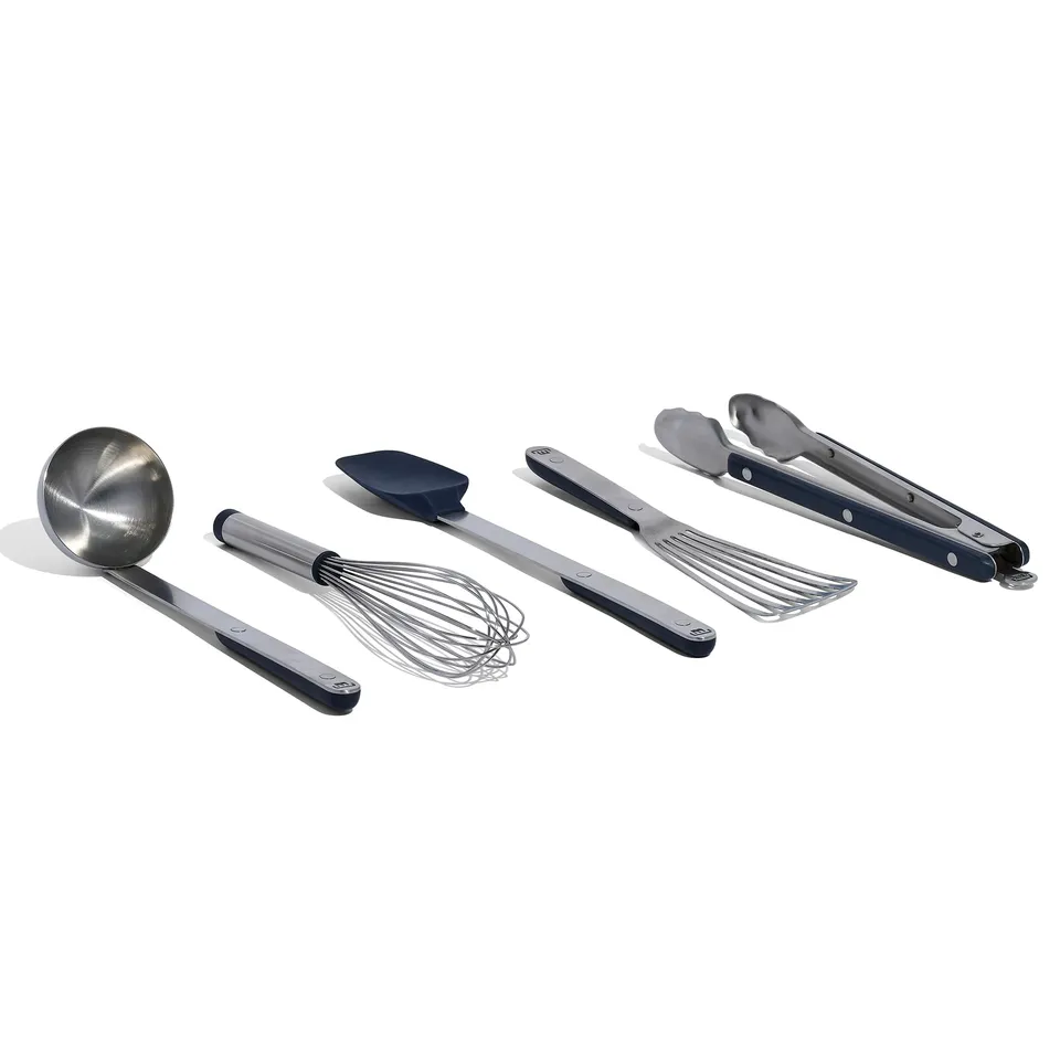 made-in-5-piece-stainless-steel-kitchen-utensil-set-ladle-tongs-whisk-spoonula-f image 1