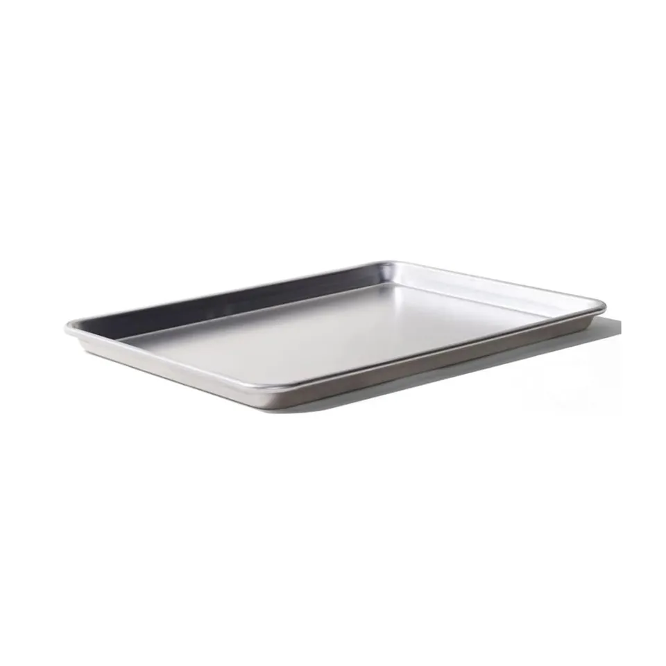 made-in-commercial-grade-aluminum-sheet-pan-13-x-17-75-half-size-professional-ba image 1