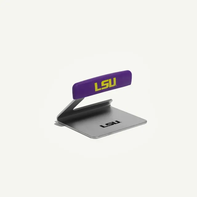 made-in-lsu-louisiana-state-university-grill-press-carbon-steel-grill-press-with image 1