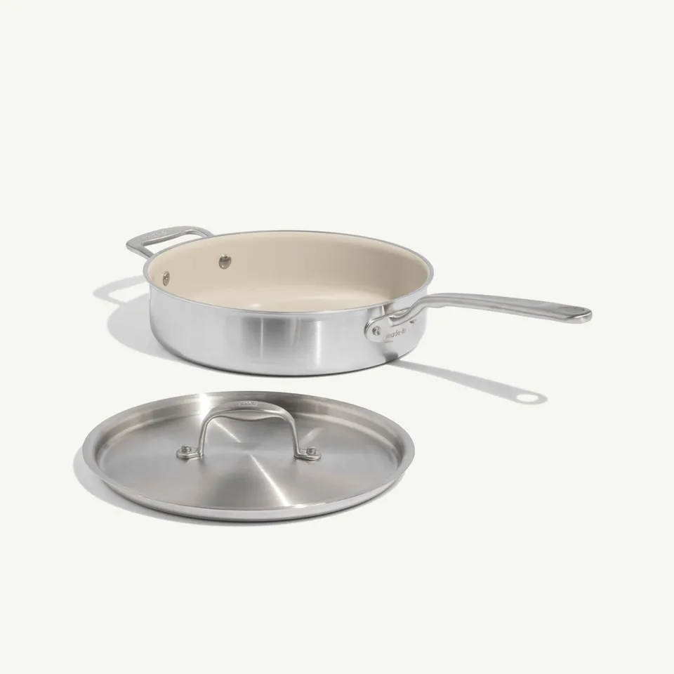 made-in-factory-seconds-ceramiclad-non-stick-saute-pan-5-ply-stainless-clad-with image 1