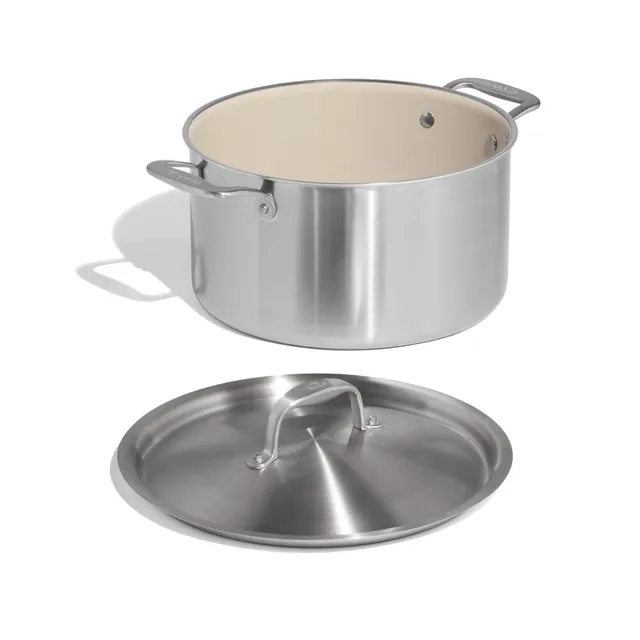 made-in-8-qt-ceramiclad-non-stick-stock-pot-with-lid-5-ply-stainless-clad-induct image 1