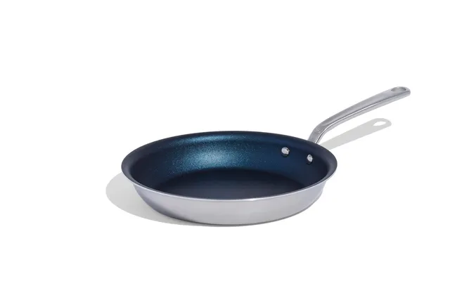 made-in-10-non-stick-frying-pan-harbour-blue-5-ply-stainless-clad-procoat-nonsti image 1