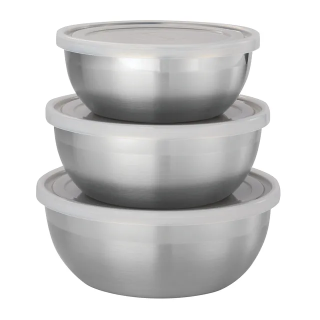 tramontina-6-piece-stainless-steel-round-container-set-with-frosted-lids image 1