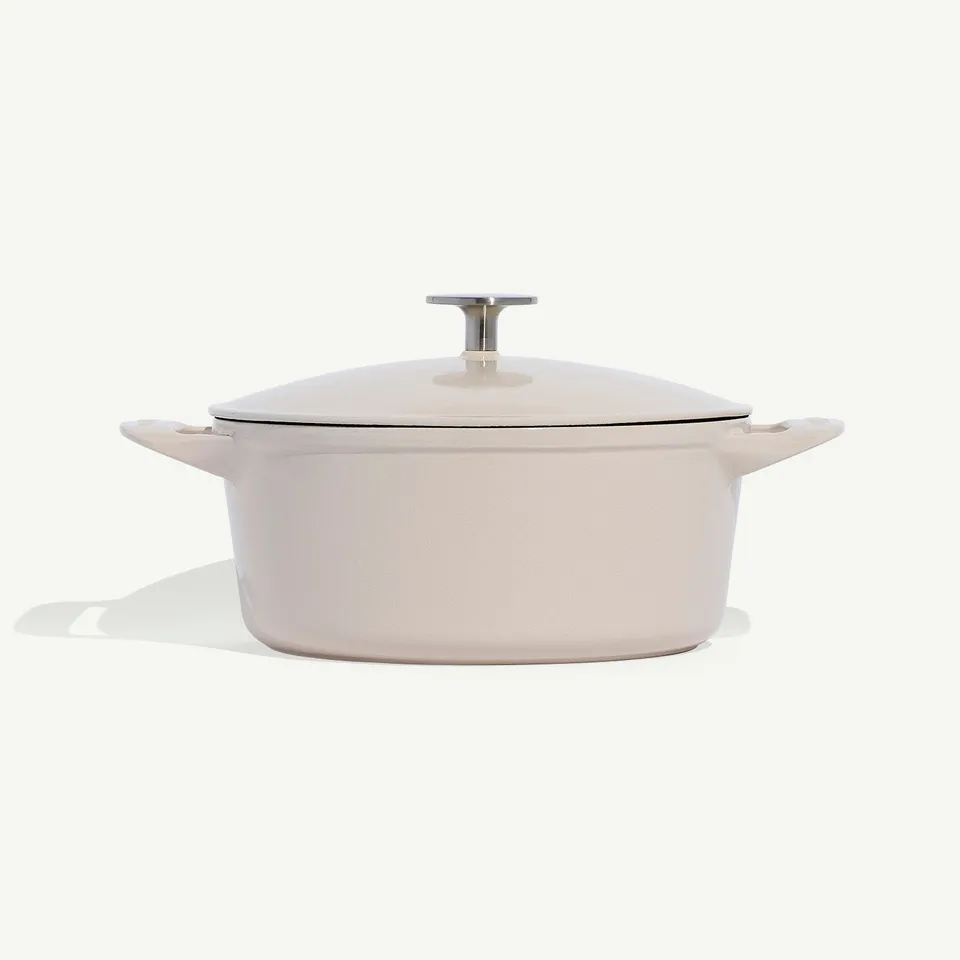 made-in-factory-seconds-round-dutch-oven-hand-enameled-cast-iron-kitchen-heirloo image 1