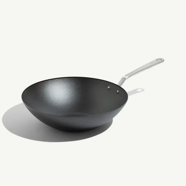 made-in-seasoned-carbon-steel-wok-flat-base-all-stovetops-including-induction image 1