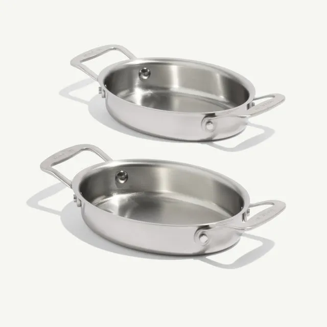 made-in-stainless-steel-gratin-dishes-traditional-oval-french-shape image 1