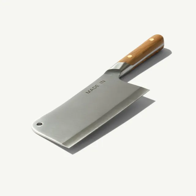 made-in-cleaver-7-inch-chef-knife-with-ebony-wood-handle-for-meat-and-vegetables image 1