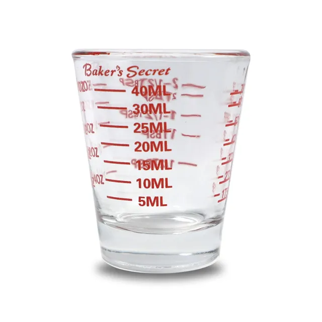 baker-s-secret-1-5oz-lead-free-glass-measuring-cup-shot-glass-with-easy-read-mar image 1