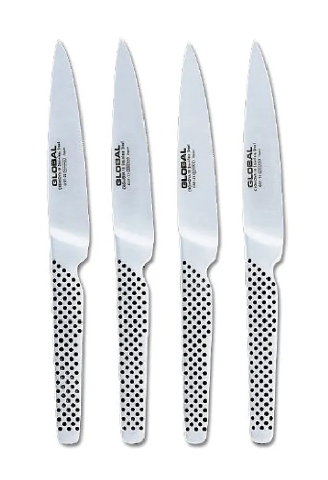 global-4-piece-steak-knife-set-razor-sharp-straight-edge-high-carbon-stainless-s image 1