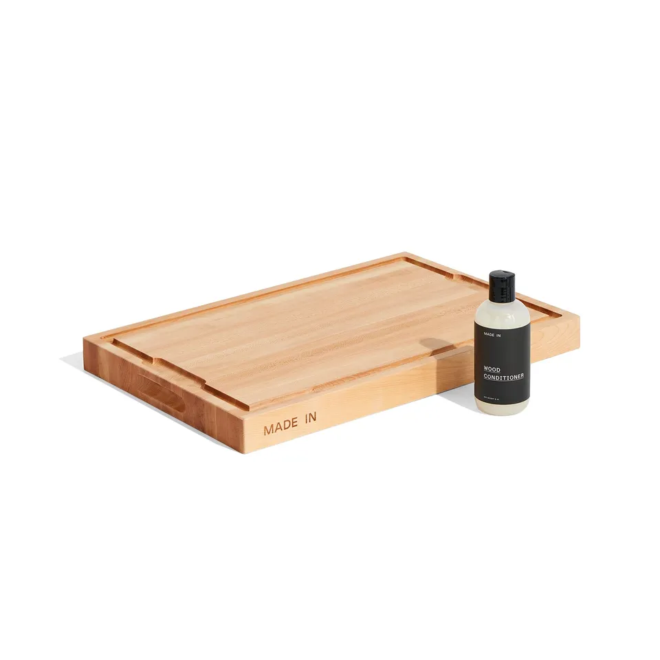 made-in-maple-wood-butcher-block-with-wood-conditioner-17-75-x-11-75-two-sided-c image 1