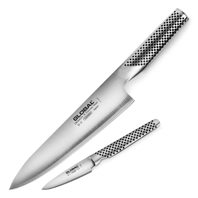 global-2-piece-knife-set-8-chef-s-knife-3-paring-knife-cromova-18-stainless-stee image 1
