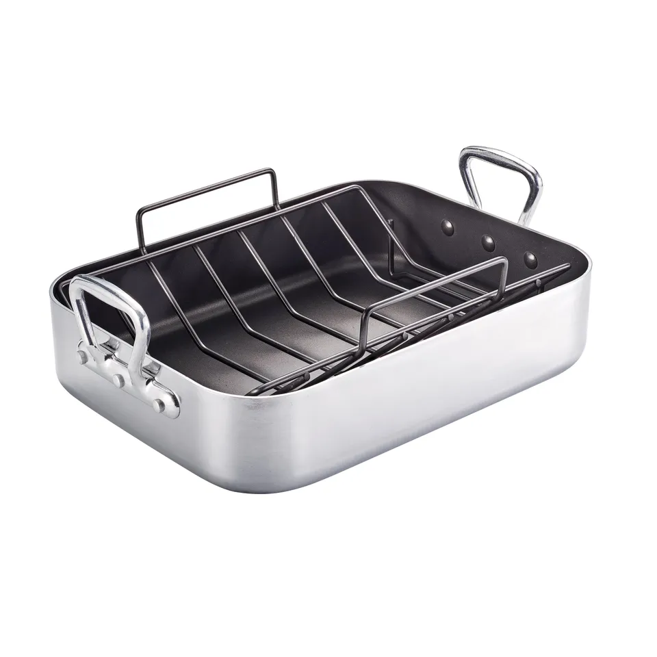 tramontina-16-inch-nonstick-roasting-pan-with-v-rack image 1