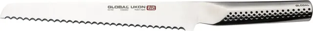global-ukon-gu-03-9-inch-22cm-serrated-bread-knife-japanese-cromova-18-stainless image 1