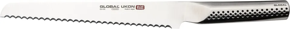global-ukon-gu-03-9-inch-22cm-serrated-bread-knife-japanese-cromova-18-stainless image 1