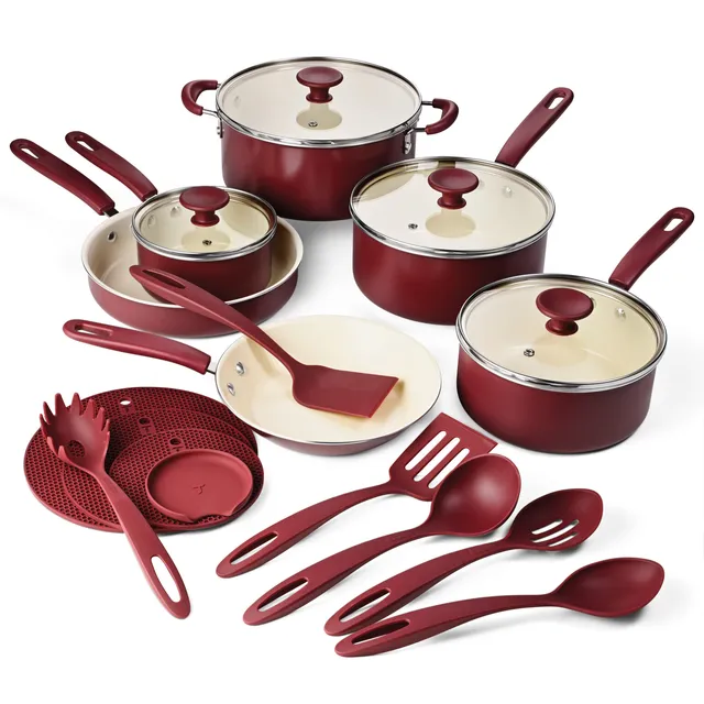 tramontina-ceramaware-20-piece-ceramic-nonstick-cookware-set-with-tempered-glass image 1