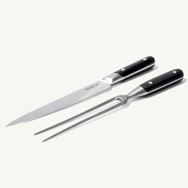 made-in-carving-set-full-tang-forged-carving-knife-brushed-stainless-steel-carvi image 1