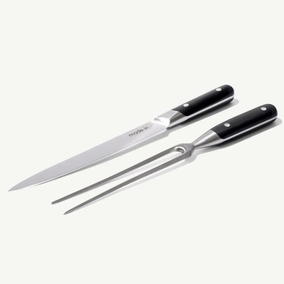 made-in-carving-set-full-tang-forged-carving-knife-brushed-stainless-steel-carvi image 1