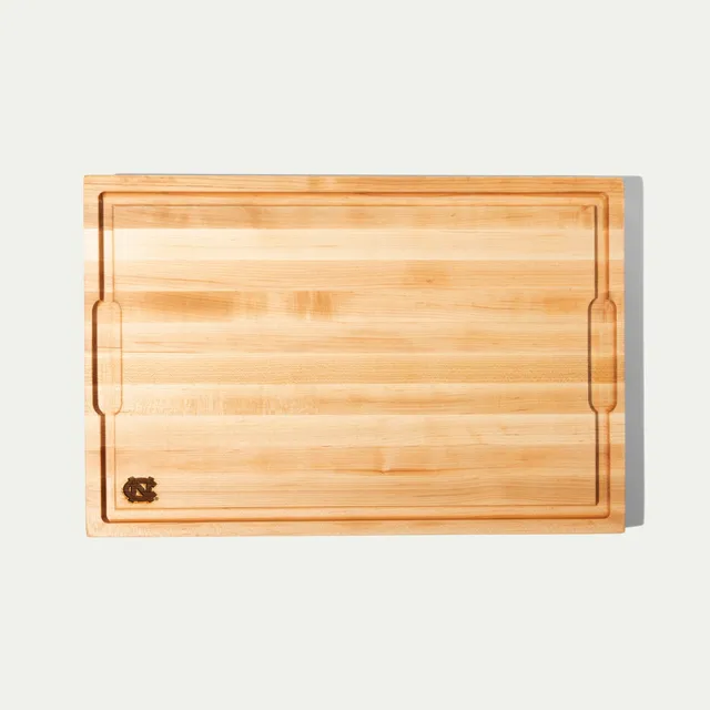 made-in-university-of-north-carolina-maple-wood-butcher-block-cutting-board-with image 1