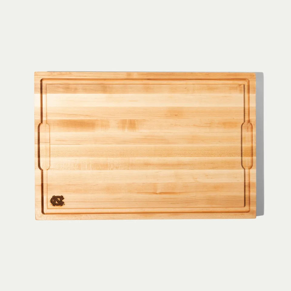 made-in-university-of-north-carolina-maple-wood-butcher-block-cutting-board-with image 1