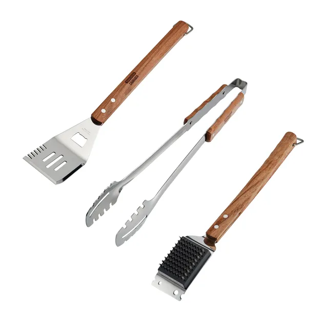 tramontina-churrasco-3-piece-essential-bbq-tool-set-with-spatula-tongs-and-grill image 1