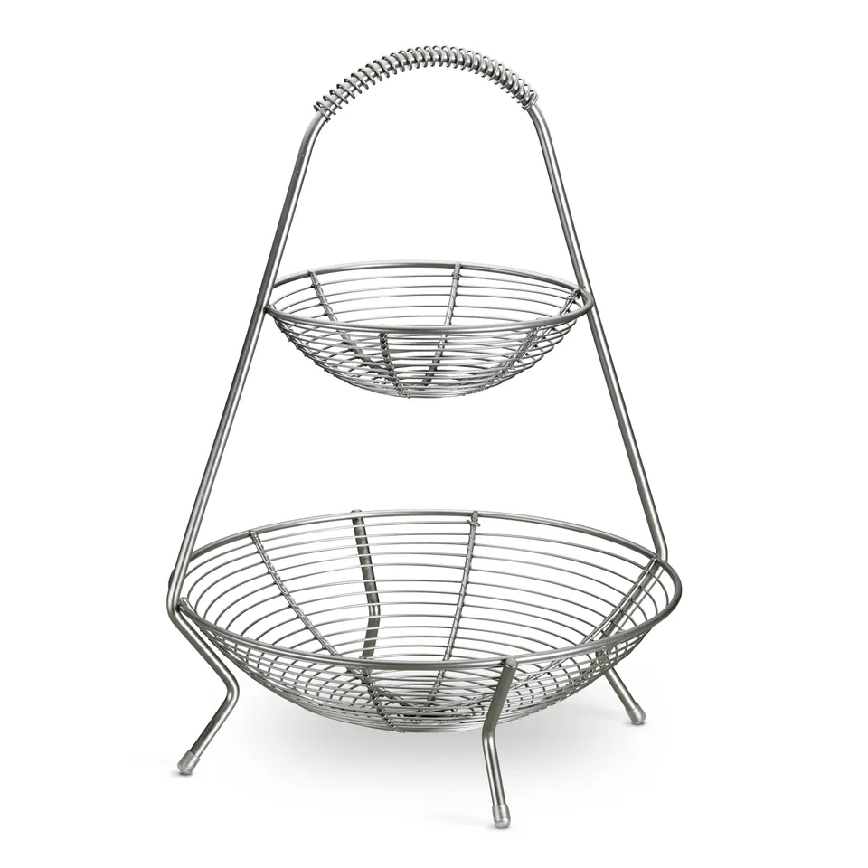 tramontina-stainless-steel-fruit-basket-with-electro-polished-finish-and-loop-ha image 1
