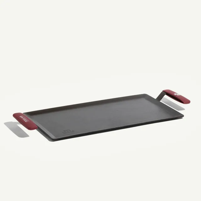 made-in-carbon-steel-griddle-with-texas-a-m-aggies-silicone-handle-sleeves image 1