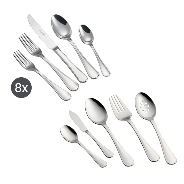 tramontina-firenze-45-piece-18-10-stainless-steel-flatware-set-service-for-8-wit image 1