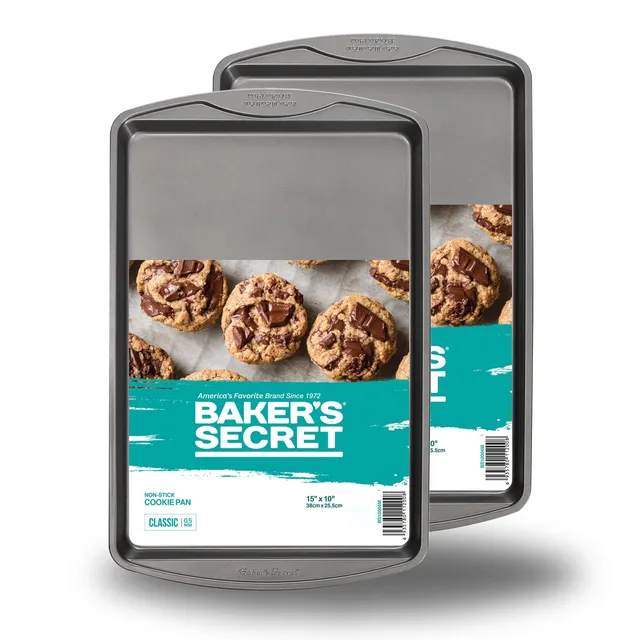 baker-s-secret-non-stick-cookie-sheet-3-size-set-13-15-17-carbon-steel-oven-safe image 1