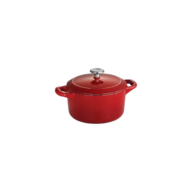 tramontina-bestow-24-oz-enameled-cast-iron-covered-small-cocotte-gradated-red-mi image 1