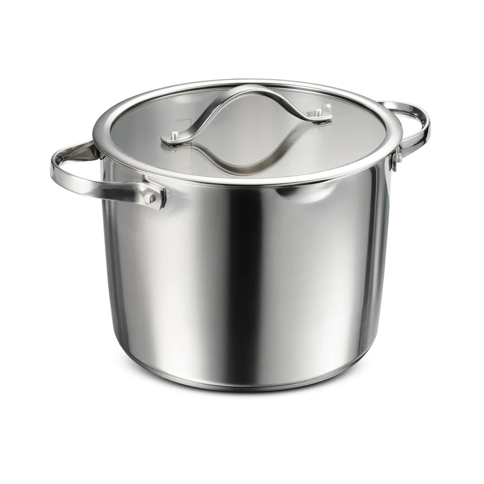 tramontina-tempo-8-quart-tri-ply-base-stainless-steel-covered-stock-pot image 1