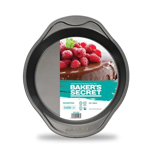 baker-s-secret-classic-non-stick-carbon-steel-round-cake-pan-9 image 1