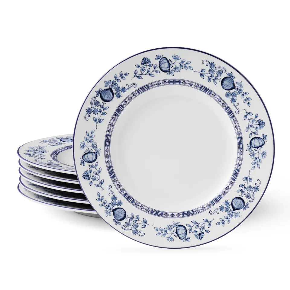 tramontina-dulce-6-piece-dinner-plate-set-non-refractory-porcelain-glazed-microw image 1
