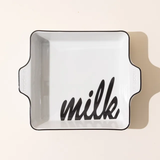 milk-bar-x-made-in-baking-dish-french-porcelain-collaboration-baking-dish-with-m image 1