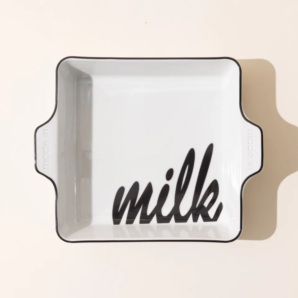 milk-bar-x-made-in-baking-dish-french-porcelain-collaboration-baking-dish-with-m image 1