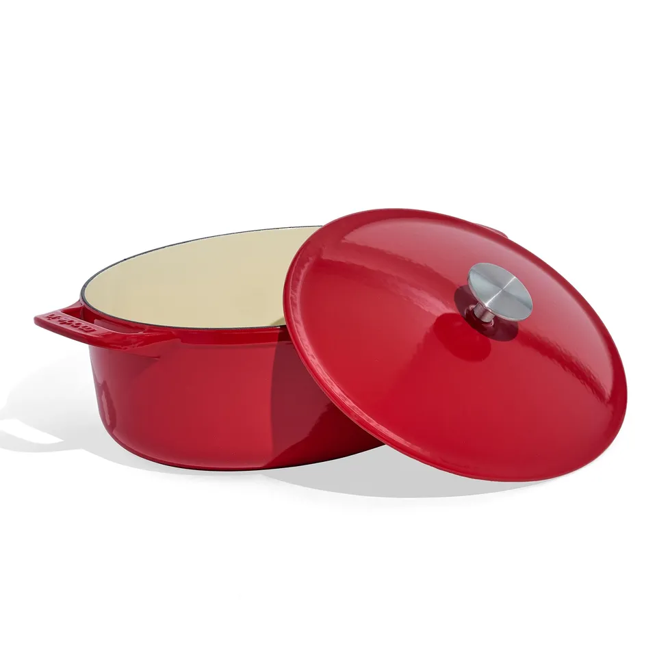 made-in-oval-dutch-oven-7-5-quart-enameled-cast-iron-red image 1