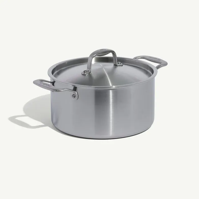 made-in-stainless-clad-stock-pot-5-ply-stainless-steel-stock-pot image 1