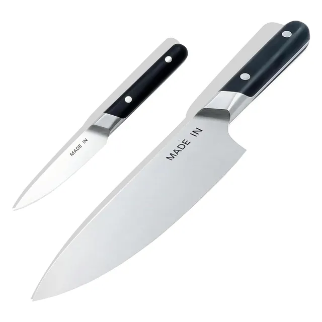 made-in-2-piece-french-knife-set-with-truffle-black-handles-8-chef-knife-and-4-p image 1